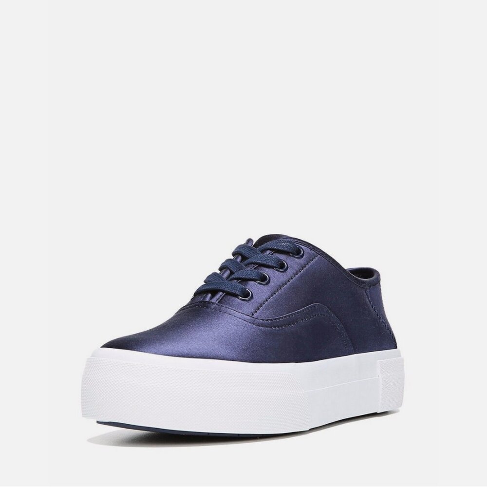NWOB Vince Coply Satin Lace Up Platform Sneaker